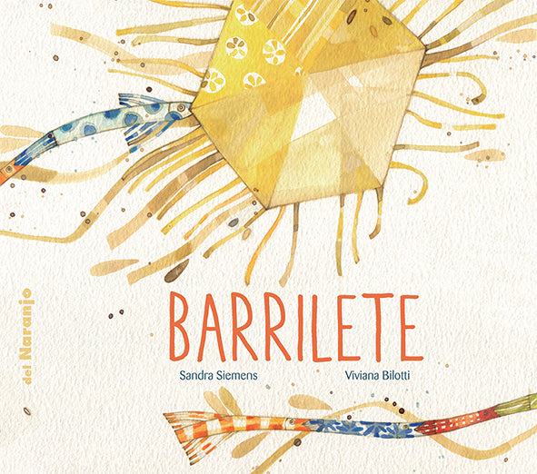 Book cover of Barrilete with an illustration of two fish and a yellow kite.