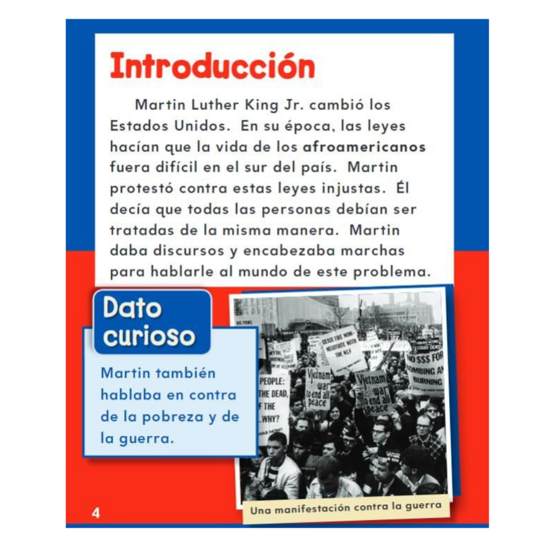 Martin Luther King Jr. Marchar por la igualidad
