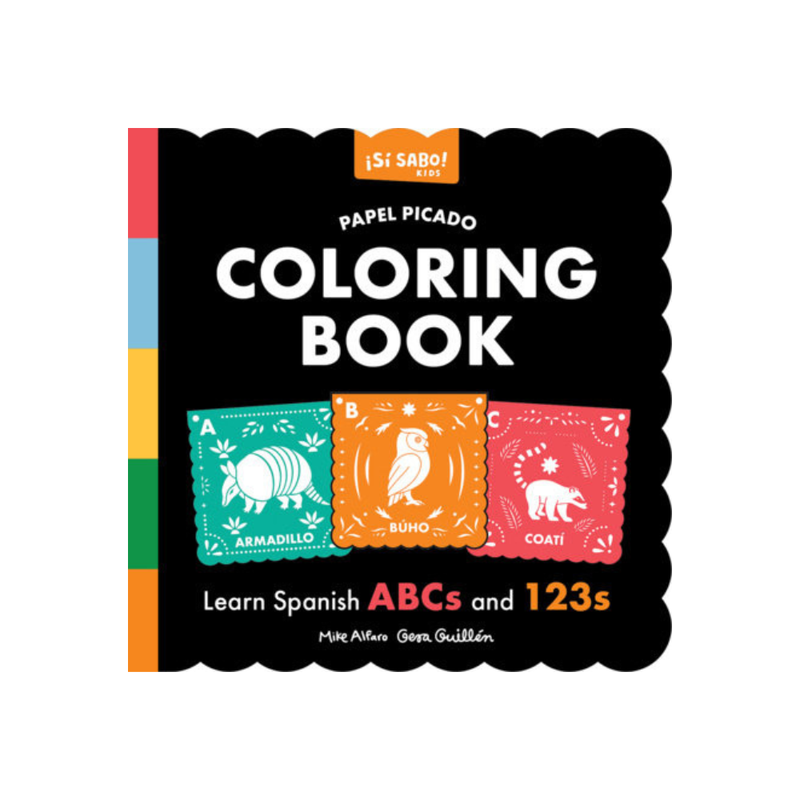 Papel Picado Spanish Coloring Book