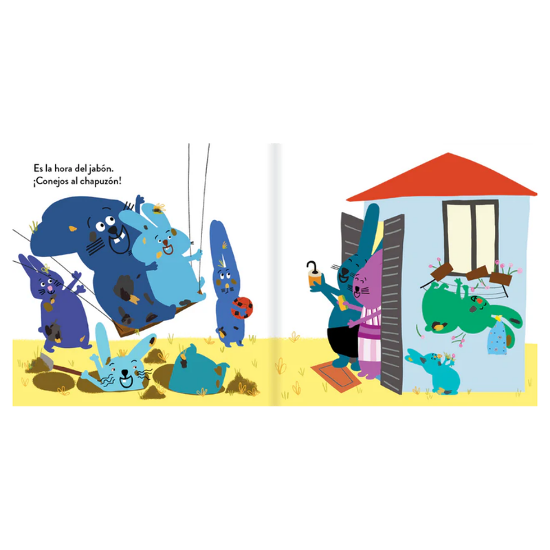 A bañarse, conejitos