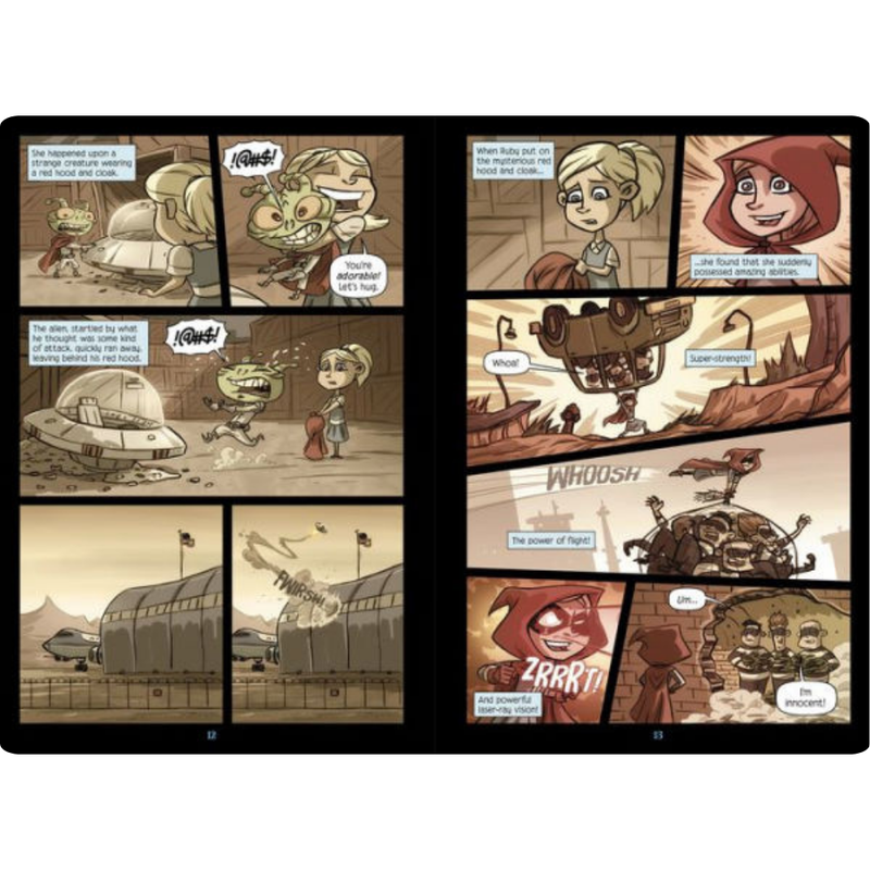 Caperuza Roja, la súperheroína