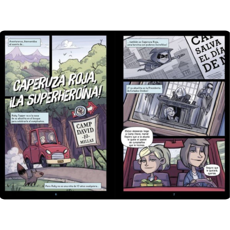 Caperuza Roja, la súperheroína