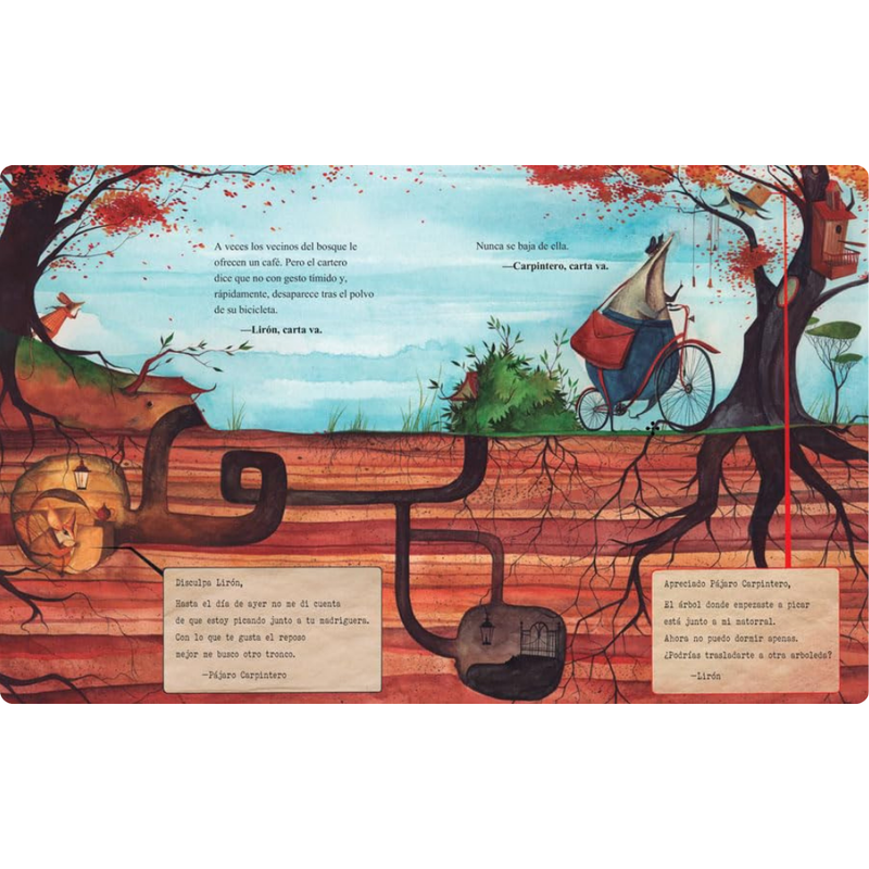 Cartas en el bosque