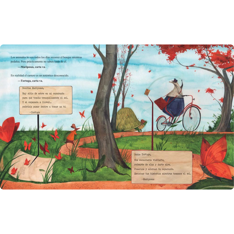 Cartas en el bosque