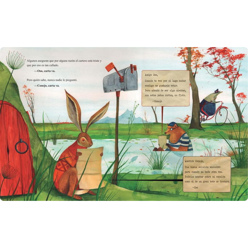 Cartas en el bosque
