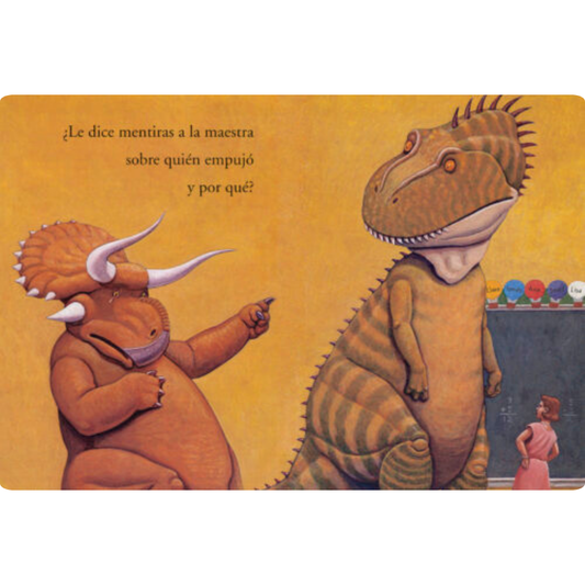 ¿Cómo son buenos amigos los dinosaurios?