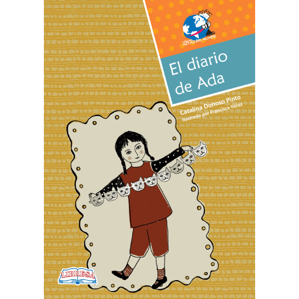 Book cover of el diario de Ada with illustration of little girl