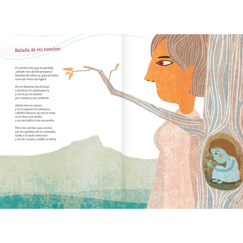 Gabriela Mistral, poemas ilustrados