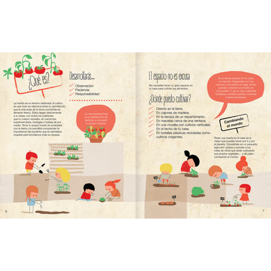 Huerta, cosecha lo que siembras