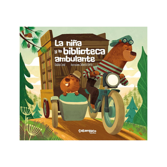 La niña y la biblioteca ambulante