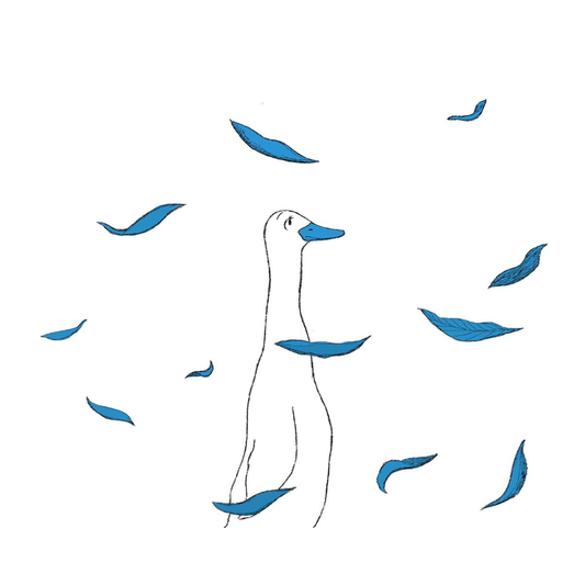La oca azul