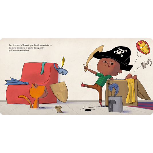 La falda morada de Leo