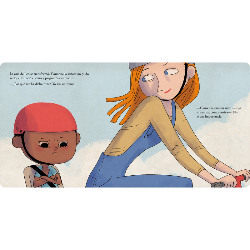 La falda morada de Leo