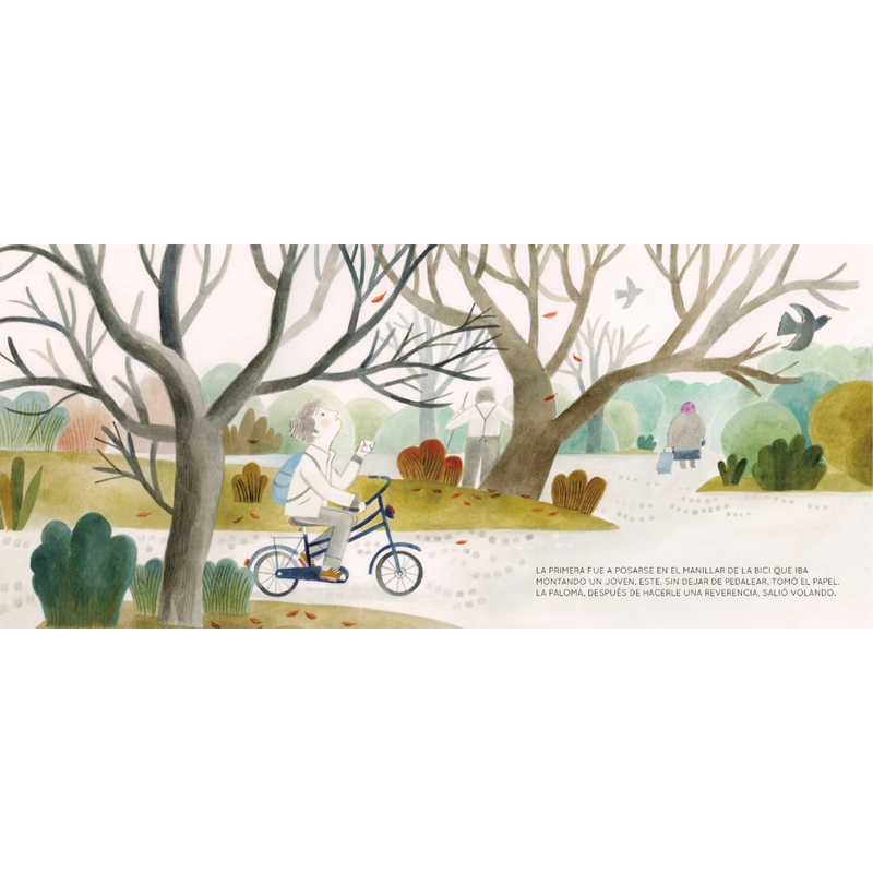 Las palomas del parque