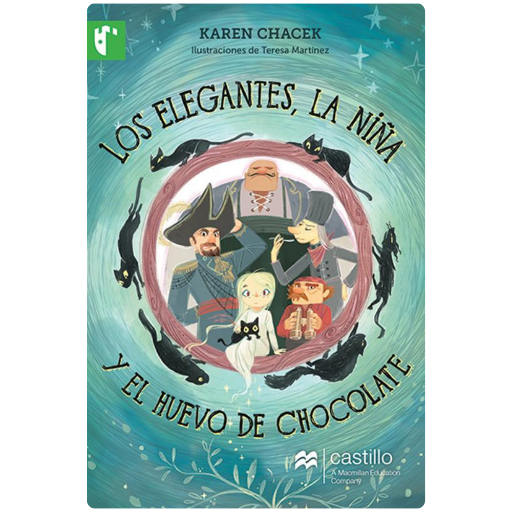 Los elegantes, la niña y el huevo de chocolate