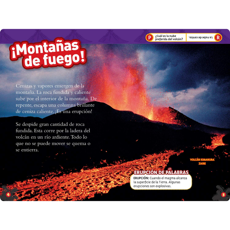 Los volcanes (National Geographic Kids)