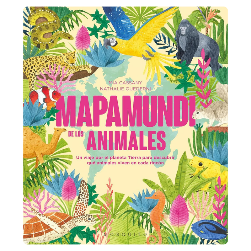 Mapamundi de los animales