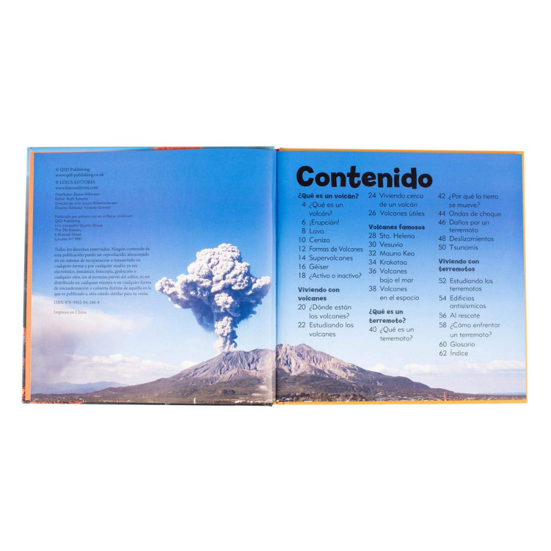 Mi pequeño libro de volcanes y terremotos