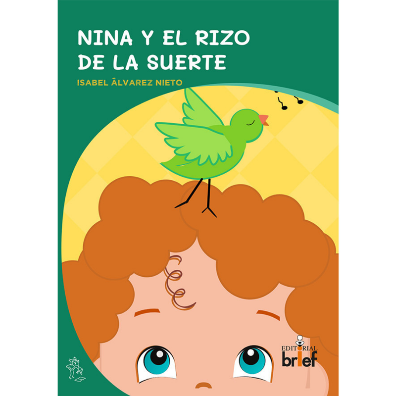 Niña y el rizo de la suerte