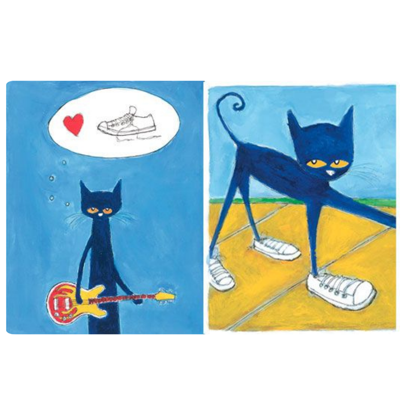 Pete el gato. I love my white shoes