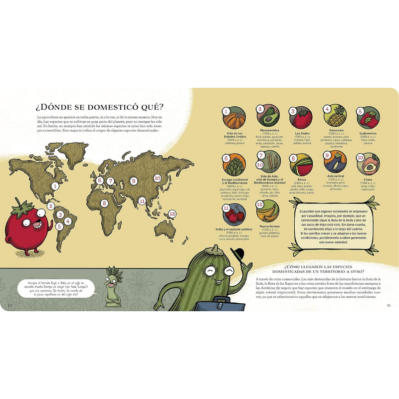 Plantas domesticadas y otros mutantes