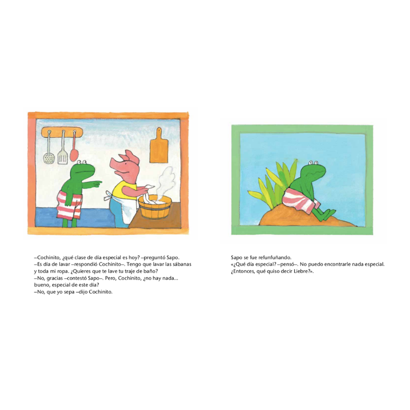 Sapo y un día muy especial