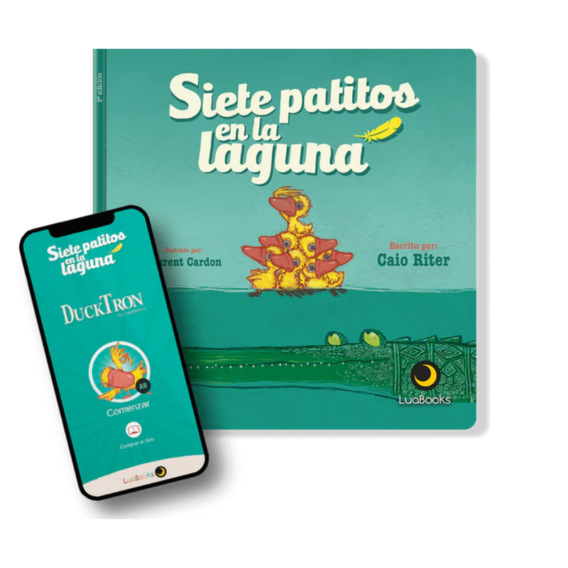 Siete patitos en la laguna