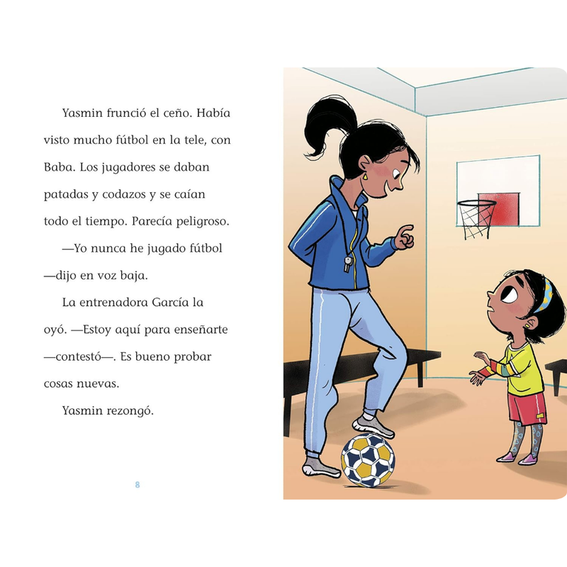 Yasmin, la estrella de fútbol