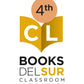 Image of Books Del Sur fourth grade classroom libraries logo.