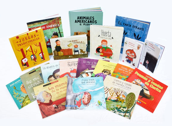 Photo depicting a set of different books for kids