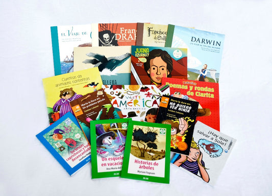 Photo depicting a set of different books for kids