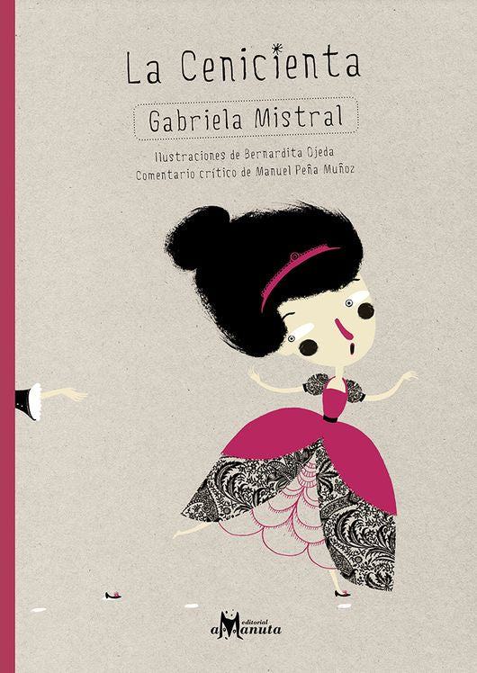 Book cover of La Cenicienta with an illustration of a girl in a dress.