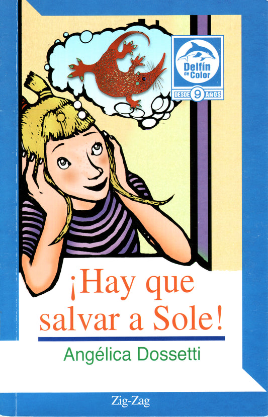 book cover shows a girl thinking