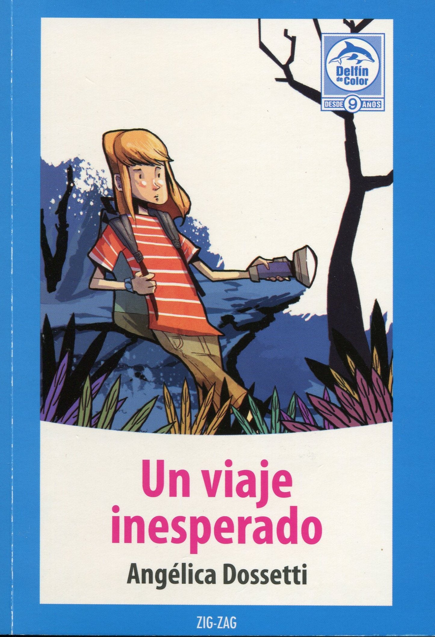 book cover shows a girl exploring