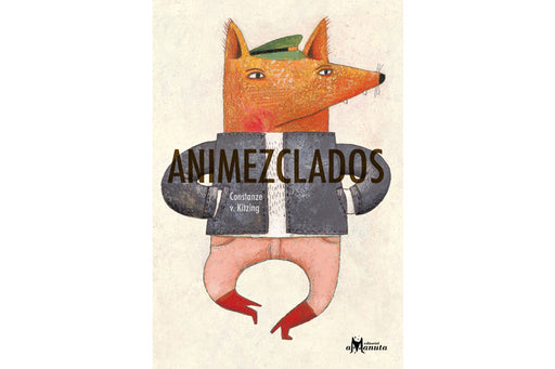 Book cover depicting an illustration of a fox with a green hat, a black jacket and red boots